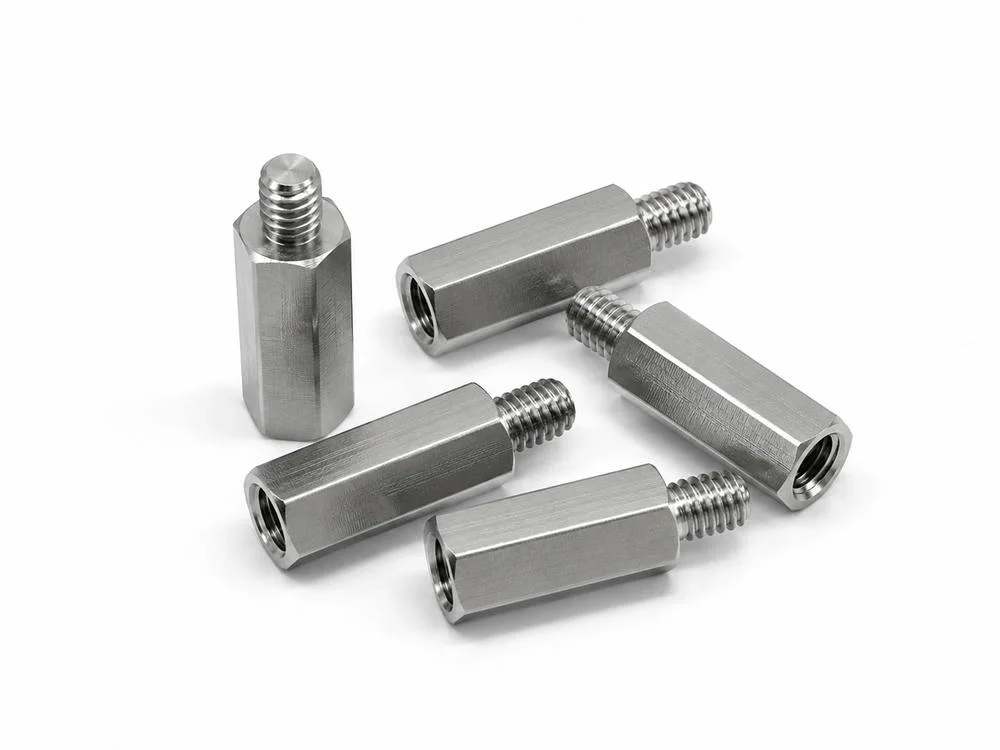 ID METAL CNC 선삭 널링 샤프트의 외나사와 단차 외경 품질